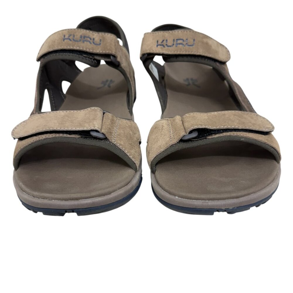 Kuru Tread Waterproof Leather Hiking Sport Sandal Brown Size Men's 14 - Picture 3 of 9
